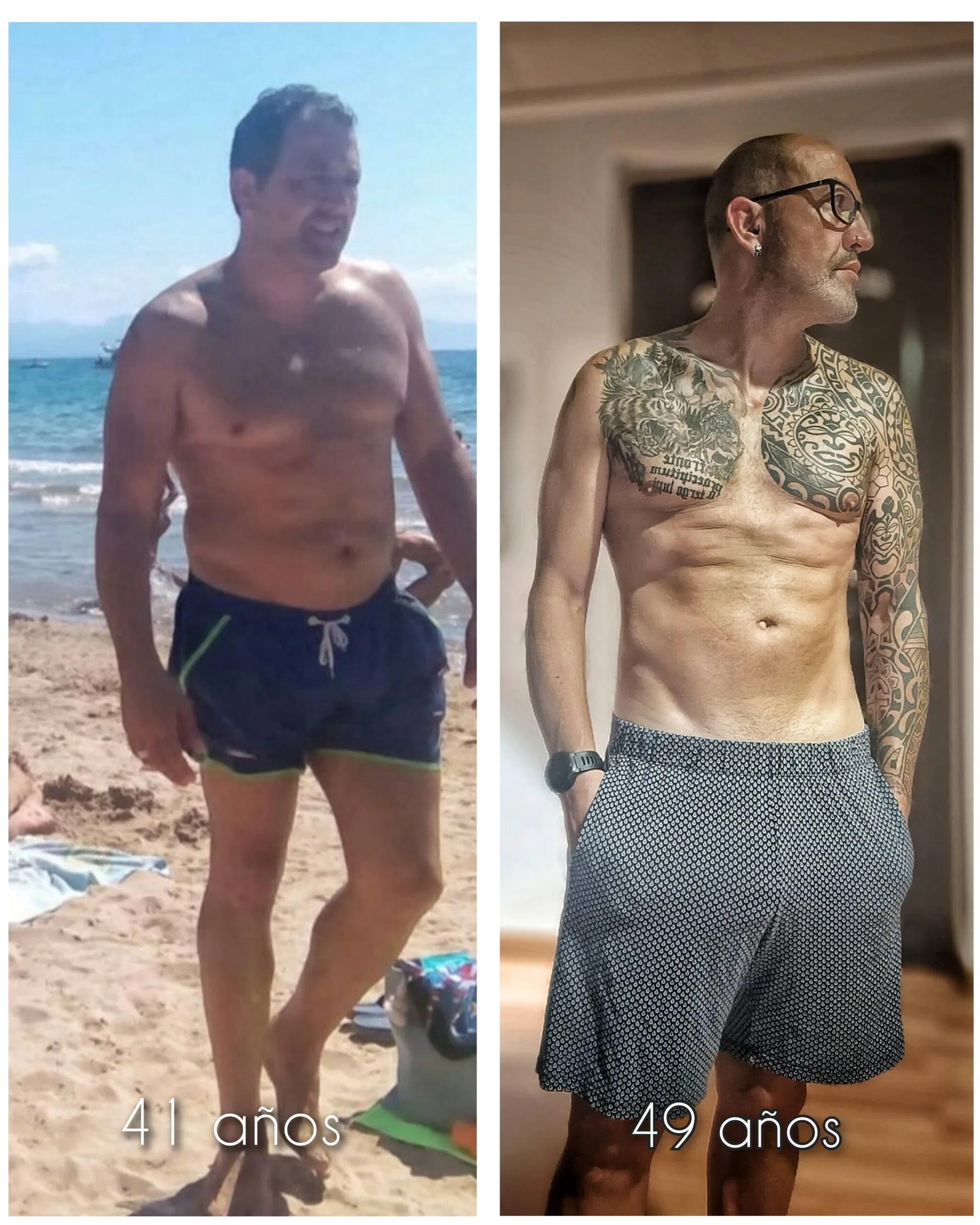Antes y después de David